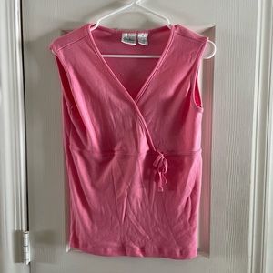Vintage 90s Bubblegum Pink Knit Top